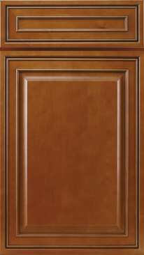 Mocha Maple Glazed Door