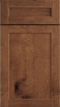 Upton Brown Recessed Door